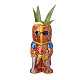 Lilinzhi Thematische Party Keramik Goblet 530 Ml Kapazität Ergonomischer Robuster Römischer Soldat Für Innen Freien Freien Event Multipurpose Keramik Tankard