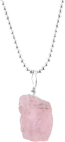 Miniatura 64 de Natural Gemstones Pendant Necklace, Rough Stones, Silver Plated, Chakra Healing Crystals, Handmade, Wedding, Birthday, Minimalist, Jewelry for Women
