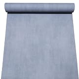 SOPHIE LAURENCE Plain Navy Blue Wallpaper Linen Effect Textured Thick Vinyl Bedroom Print Wall Art Non Pasted Strippable Wall Covering Panels Solid Sheet Washable (Sample)