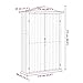 Imagen de vidaXL Cobertizo de Jardín Paito Casata Casetilla Almacenamiento de Herramienta Almacenaje Exterior Acero Galvanizado Antracita 116x45x175cm