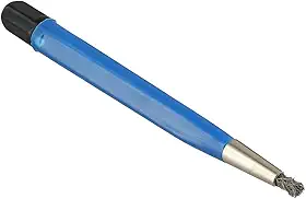 Caneta pincel de remoção de ferrugem com cerdas de nylon de aço de fibra de vidro, borracha de ferrugem para relojoeiros, ferramenta de polimento e limpeza de peças de relógio, pacote com 3 (A)