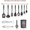 Amazon.com: Kitchen Utensils Set-12 Pieces Silicone Cooking Utensils ...
