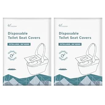 10 Copriwater Antibatterici Biodegradabili - Impermeabili, Portatili, Per Adulti E Bambini - Ideali Per Viaggi - Foto 2