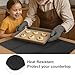Stove Top Cover for Electric Stove - Foldable Glass Top Stove Cover Protector,Ceramic Flat Top Stove Cover, Induction Cooktop Protector, Oven Cover, 28