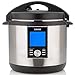Zavor LUX LCD 8 Quart Programmable Electric Multi-Cooker: Pressure Cooker, Slow Cooker, Rice Cooker, Yogurt Maker, Steamer and More - Stainless Steel (ZSELL03)