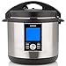 Zavor LUX LCD 8 Quart Programmable Electric Multi-Cooker: Pressure Cooker, Slow Cooker, Rice Cooker, Yogurt Maker, Steamer and More - Stainless Steel (ZSELL03)