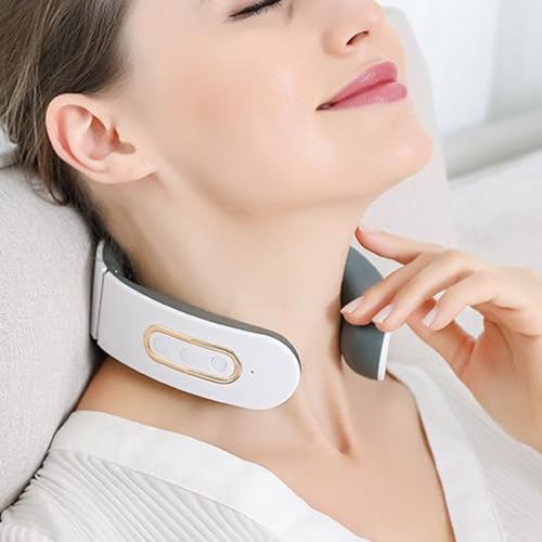 Yplkm Masajeador Cervical - Dispositivo Inalámbrico Portátil Recargable Con 6 Modos De Masaje,Masajeador Cervical Para El Cuello Con Calor,Para Cumpleaños y Navidad para Mamá, Papá, Esposa, Esposo y - imagen 3