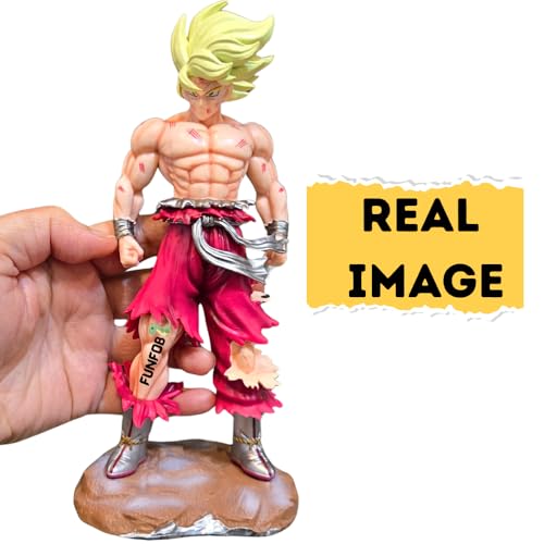 Image of FUNFOB Action Figure Height-23cm Collectible for Anime Fans PVC Multicolour | Go-k on Stone - Red Pant