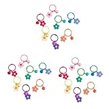 WRITWAA 21 Pièces Porte-clés Portefeuille Porte-clés Breloque Porte-clés Cloche Porte-clés Fleur Porte-clés Maracons Porte-clés De Voiture Porte-clés Pour Hommes Porte-clés Mignon