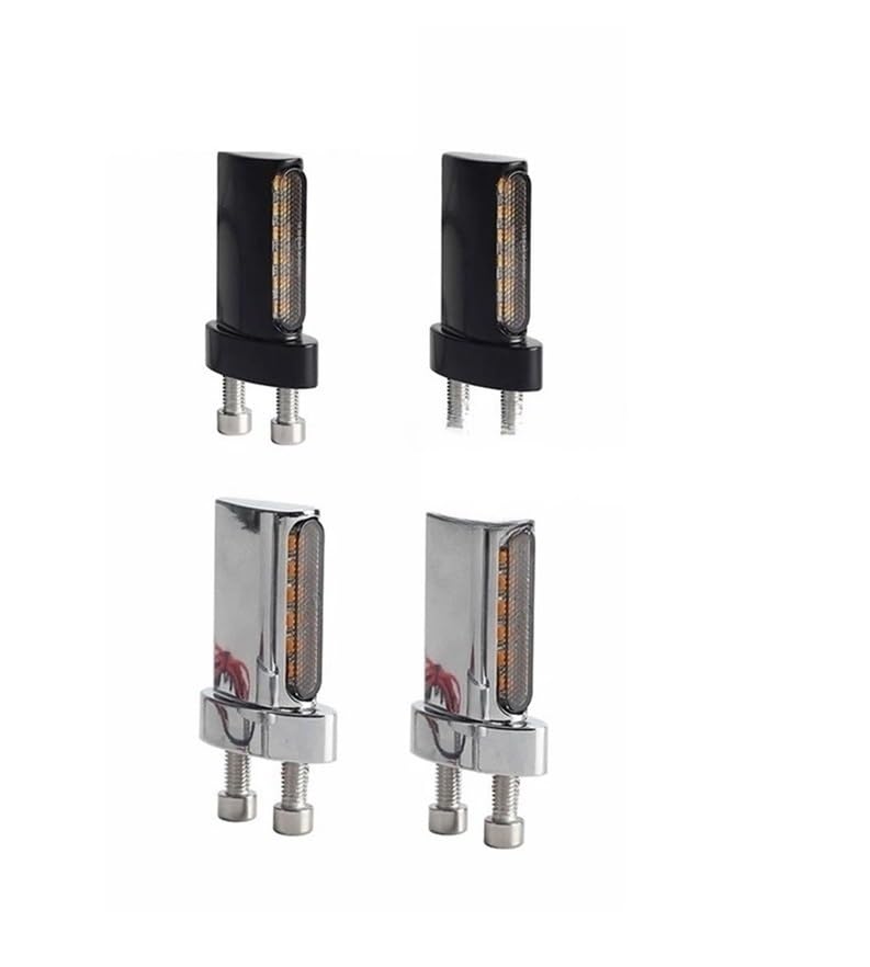 Feux clignotants pour moto LED étanches et compatibles Sportster