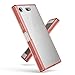 Ringke Fusion Compatible with Sony Xperia XZ1 Compact Phone Case Clear Minimalist Transparent PC Back TPU Bumper Drop Protection Scratch Resistant Natural Shape Protective Cover - Rose Gold