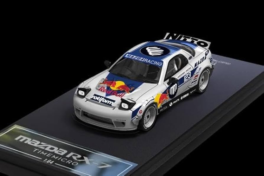 Amazon | Time Micro 1/64 マツダ RX-7 jdm RedBull | ミニカー・ダイ Amazon | Time Micro 1/64 マツダ RX-7 jdm RedBull | ミニカー・ダイ