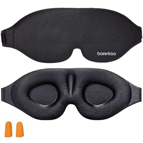 Tapa Olho Para Dormir Mascara De Dormir 3D Preto Confortável Vend...