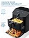 Midea Dual Basket Air Fryer Oven 11 Quart 8 in 1 Functions, Clear Window, Smart Sync Finish, Works with Alexa, Wi-Fi Connectivity, 50+ App Recipes for family meals, Bake, Roast, Grill, Broil, Toast