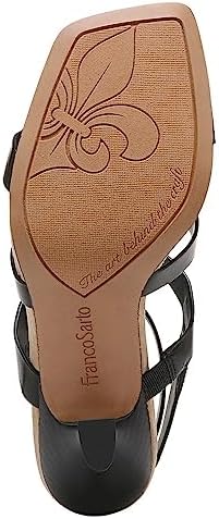Franco Sarto Womens Rine Strappy Sandal Black 6 M | Image 6