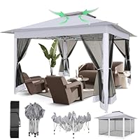 Amazon.co.jp: COBIZI 12x12 ポップアップガゼボオンクリアランス