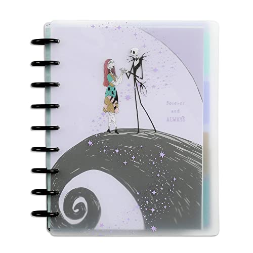 Happy Planner Disney Undated Planner and Journal for School, Work, or Home, Monthly, Weekly, and Daily Planner, 68 Pages, “The Nightmare Before Christmas” Theme, Classic Size, 7 Inches by 9 3 4 Inches