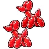 PASTEASE Festival Pasties - Red Balloon Animal Nipple Covers for Festivals, Raves, & Lingerie | Halloween Costume Accessory | Medical Grade, Waterproof, Latex Free & Made in USA