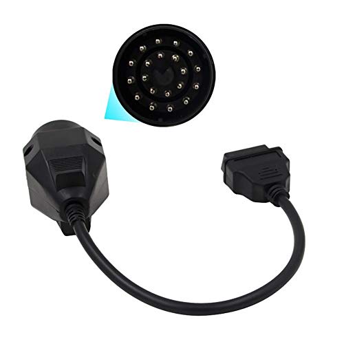 16 Pin auf 20 Pin OBD2 Scanner Adapterkabel, 40cm Diagnosestecker für BMW E36 E46 E38 E39 E53 X5 Z3