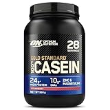 Optimum Nutrition Gold Standard Casein Slow Digesting Protein Powder with Zinc, Magnesium and Naturally Occuring Glutamine and Amino Acids, Strawberry, 28 Servings, 0.92 kg, Packaging May Vary