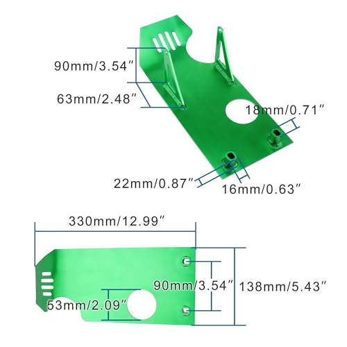Remplacement pour 110-140cc CRF50 de ce couvercle de stator et protection moteur