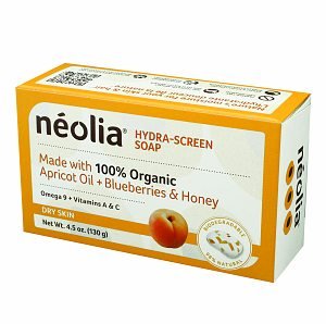 Neolia Hydra-Screen Apricot Oil Soap for Dry Skin, 4.5 oz