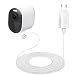 Produktbild 6ft/1,8m Wetterfestes magnetisches Outdoor-Ladekabel mit Schnellladeadapter kompatibel mit Arlo Ultra, Arlo Ultra 2, Arlo Pro 3, Arlo Pro 4, & Arlo Pro 5s - Ladekomfort für Ihre Arlo Kamera (weiß)
