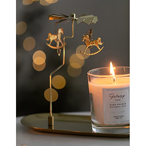 Spinning Candle Holder with Tray - Image 2