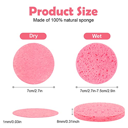 AUAUY Compressed Facial Sponges - Image 2