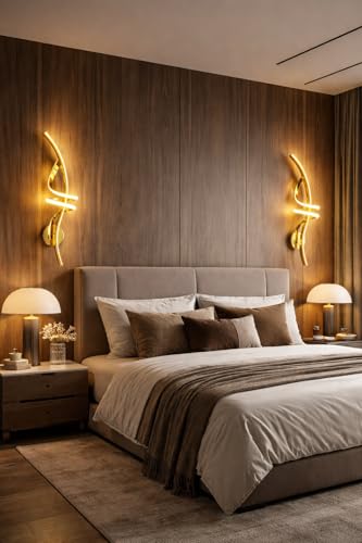Image of blissbells Crystal Wall Light, LED Decorative Sconce (Lady Spiral Warm Sconce)