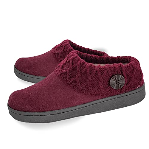 Image of Clarks Women's Knit Scuff Slippers