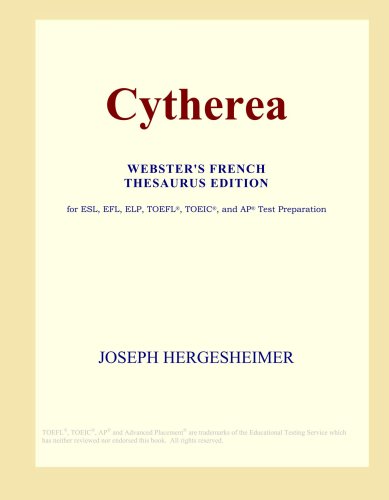 Preisvergleich Produktbild Cytherea (Webster's French Thesaurus Edition)