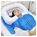 YDDZ Lavacabezas Portatil Lavabo Inflable para Champú Junto a La Cama con Bolsa de Agua para Ducha Chal Impermeable Cojín Impermeable Almohada Inflable Bomba para Ancianos/Discapacitados/Mujeres