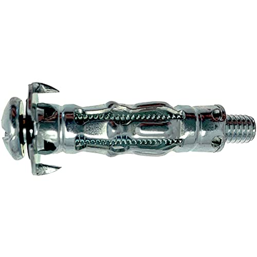 fischer - Cheville métallique pour placo HM 5x37 mm avec vis métrique/Boîte de 50 558102 Gris