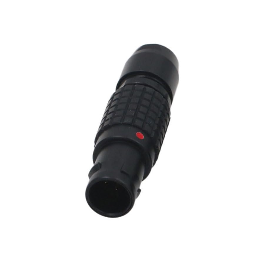 Conector macho circular negro 3 pines compatible Lemo miniatura 5