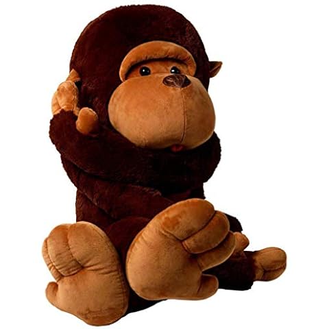YunNasi Giant Cuddly Plush Monkey Toys Large Animal Teddy Doll Gift for Children Girlfriends,XXL 110cm/43 Inches Cover