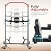 Sunny Health & Fitness Captain's Chair Adjustable Multi-Function Dip Station, Push-Up, Leg Raises & Core Workout Attachment with Adjustable Height - SF-XFA008
