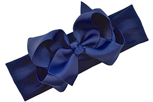 Funny Girl Designs Grosgrain Bow Baby Headband Fits Newborn to 9 Months