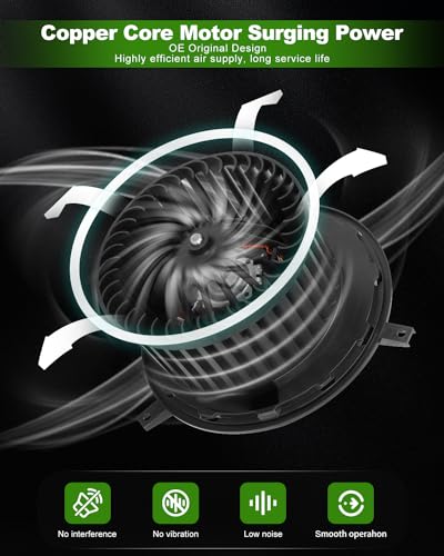 image for SCITOO HVAC Heater Blower Motor with Fan Cage 68038189AA for Dodge for