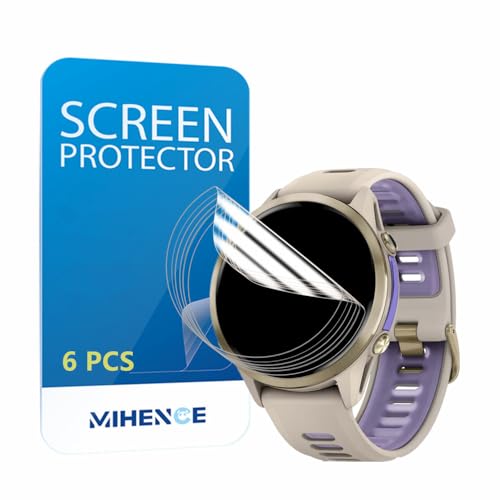 MIHENCE Screen Protector Compatible for Garmin Forerunner 970 Smartwatch HD TPU Protective Film (6PCS)