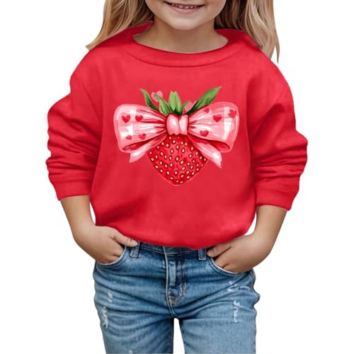 Pull à capuche fraise d'automne et hiver pour enfants aux finitions soignées