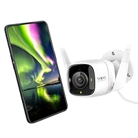 TP-Link Tapo Outdoor Security Wi-Fi Camera, Wireless/Wired, 2K QHD, IP66, ColourPro Night Vision, F1.0 Super-Aperture Lens, Smart AI Motion Detection, Two-Way Audio, SD Card Slot (Tapo C325WB)