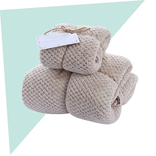 Zerodeko 1 Set Kids Suit Towels For Kids Orange Towels Kids Washcloths Bath Towel Absorbent Towel Coral Towel Bathroom Set Decorate Brown Household Hand Towel Kids Decor Towel #TOP2