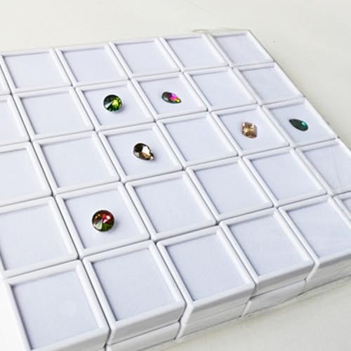 Boîte de présentation à 70 grilles pour bijoux et gemmes