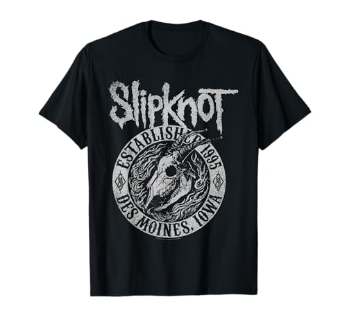 T-shirt Slipknot Iowa Skull 1995 T-Shirt