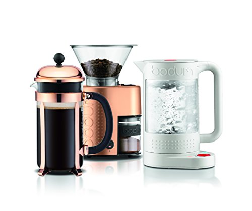 Bodum 11659-913Us Bistro Electric Water Kettle, Double Wall With Temperature Control, 1L, 37 Oz, White #TOP7