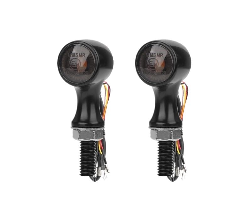 Clignotants moto E24 pour éliminer les feux volumineux : éclairage 3 en 1 en aluminium pour Dyna