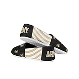 FOCO Army Black Knights NCAA Womens Stripe Canvas Shoes - L