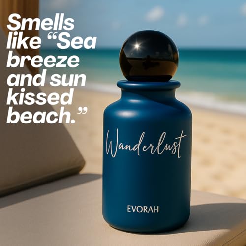 Image of House Of Evorah Wanderlust Eau De Parfum (25 ml) - Aqua, Marine & Musky Everyday Scent | Perfume For Man | Perfume For Men