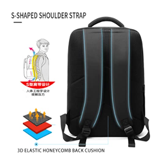 Messenger Bags Men's Backpack Travel Multifunction Bag USB Charging 15.6" Laptop Backpacks for Teenage School Waterproof4